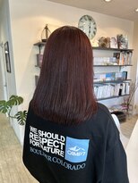 マイ ヘア デザイン 岡崎(MY hair design)&nbsp;切りっぱなしボブ/エアリーロング/美髪/ピンクブラウン/岡崎