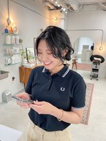 ヘアー アイス カンナ(HAIR ICI Canna)&nbsp;くせ毛風カールデジタルパーマヘルシースタイル大人美人