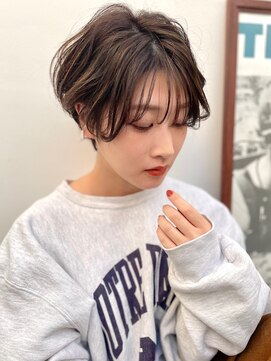 ドロップ(drop) ハンサムショート×ニュアンスパーマ〈drop/表参道/青山〉
