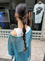 アッシュ 下北沢店(Ash)&nbsp;ロング編みおろしヘアアレンジ