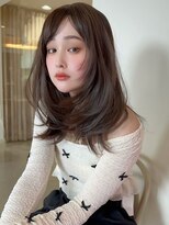 アクシス 栄店3F(`AXIS) ミディアムレイヤー×ショコラブラウン