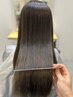 【財津限定】シルクのように伸ばしたいクセ～髪質改善～縮毛矯正＋カット＋TR
