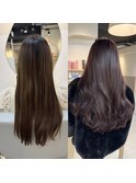 レッドブラウン《★髪質改善うる艶水素カラー+カット★》