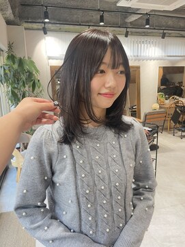 クム 横浜(qumu) 【qumu】ミディアムレイヤー×トリートメント