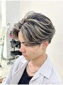 20代30代40代◎メンズハイライト/ホワイトメッシュ