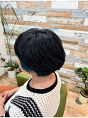 ブルーブラック×ターコイズブルーインナー
