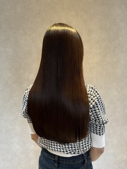 1ヶ月2ヶ月とその先もまとまるカットを再現いたします。サロンでの仕上がりをご自宅でも！