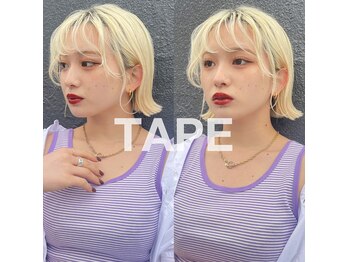 TAPE /韓国ヘア/レイヤーカット/髪質改善/ブリーチ