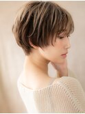 アンブレラカラー抜け感ショートマッシュパーマY川口20代30代