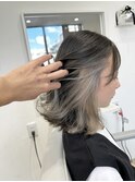 インナーカラーホワイトベージュ