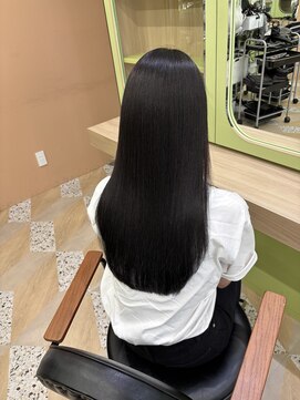 イオエ 西梅田(ioe) ブリーチなしカラー/髪質改善/ミルクティーベージュ/小顔へア