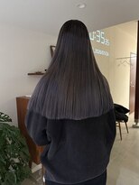 デン(den)&nbsp;バレイヤージュ風　　シアーグレー