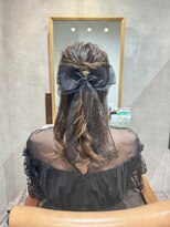 スーリール 姪浜店(Sourire) ハーフアップヘアセット