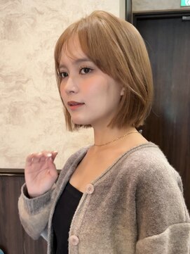 ロンド 銀座(Lond) ☆【春日】オリーブグレー/ボブ/ココアベージュ/黒髪/小顔117