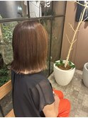 切りっぱなしボブ