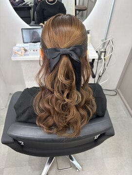 アレンヘアー 梅田店(ALLEN hair) キレイめハーフアップ