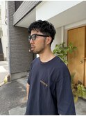 メンズパーマ/大人ショート/メンズヘア