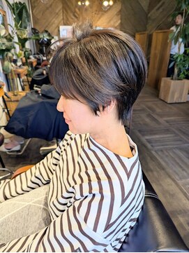 ヘアードレスビュー(hair dress V.I.E.W) トップをふんわりさせたショートスタイル