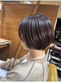 グラボブ　大人ショート　白髪染め　大人ボブ