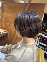 フルール(Fleur)&nbsp;グラボブ　大人ショート　白髪染め　大人ボブ