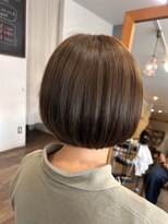 ラブヘアーグリーン(LOVEHAIRGREeN)&nbsp;ミニボブ×オリーブベージュ