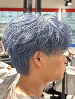 オーシャントーキョー 神戸(OCEAN TOKYO KOBE)&nbsp;シルバーブルーシースルーラウンドマッシュ