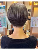 ハピネス クローバー 学園前店(Happiness CLOVER)&nbsp;ナチュラルショートショートボブ×髪質改善×白髪ぼかし9