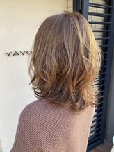 ヤヨイヘアー(YAYOI HAIR) カット+イルミナカラー