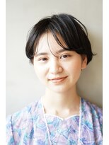 サニー(Sany) 透け感マッシュショート【祐天寺/ボブ/パーマ/ショート】