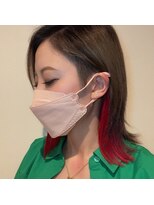 ルフレ 新宿本店1st(Reflet)&nbsp;《インナーカラー×プルエクステ》#新宿#新宿三丁目#髪質改善