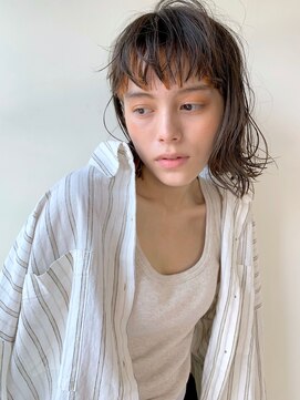 ガレージ バイ グリーン 原宿 表参道(Garage by green) 【loki】ボブ×モカブラウン