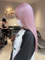 ロンド レア 天神大名店(Lond Le’a)&nbsp;ダブルカラー/インナーカラー/イヤリングカラー//ペールベージュ