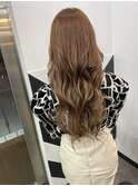 シールエクステ/グレージュカラー/イメチェン/ロングヘア[大宮]