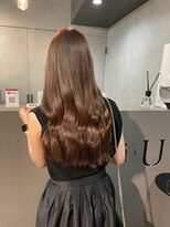 アイユー(ii+U)&nbsp;髪質改善トリートメント　ブラウンベージュ　夏カラー　ロング