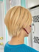 マティーナ ヘアー 池袋(Matina hair)&nbsp;【スッキリショート×ハイトーン】20代30代40代