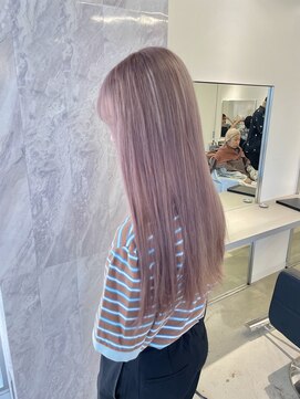 エイト 神戸三宮店(EIGHT) 【透明感MAX！ピンクベージュ】サラサラハイトーン