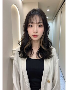 ドロシー 郡山桑野店(Dorothy) ベージュグレー黒髪レイヤーくびれヘア小顔10代20代30代40代