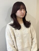 ミレバイジェニー (mirae by geny) くびれヘア×ブリーチなしピンクブラウン r