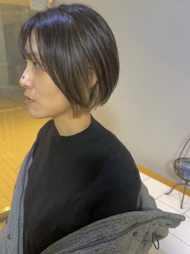 ヘアアンドスペース ベロン(hair&space velon) ショートボブ