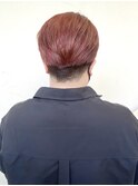 【morio成増/一戸】刈り上げ女子ブリーチあり チェリーレッド