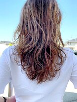 カノエ 山口矢原店(canoe)&nbsp;ハイライト/ベージュ/グレージュ/レイヤーロング