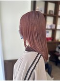 ピンクブラウンカラー