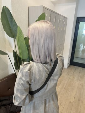 ノエ 心斎橋(Noe) ブリーチ2回～ホワイトカラー♪髪質改善♪