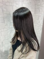 ゼル 郡山駅前(ZELE) 前髪無し姫バング×ストレートロング