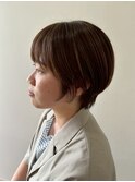 ショートカット/チョコレートブラウン
