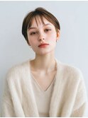 くびレイヤーエモージュ前髪モテベージュレイヤーミディ/高円寺