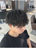 シャドウパーマ　マッシュパーマ