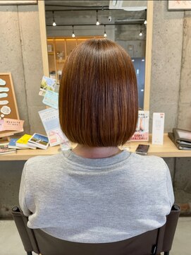 リタ 枚方(Rita) ナチュラルミニボブ◎前髪ありで大人可愛い