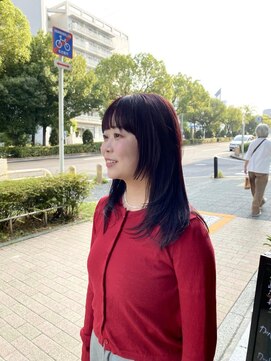 クリアーオブヘアー 一社店(clear OF HAIR) ナチュラルレイヤー × 暖色カラー