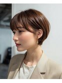 大人上品*丸みショート /日本橋/人形町/髪質改善